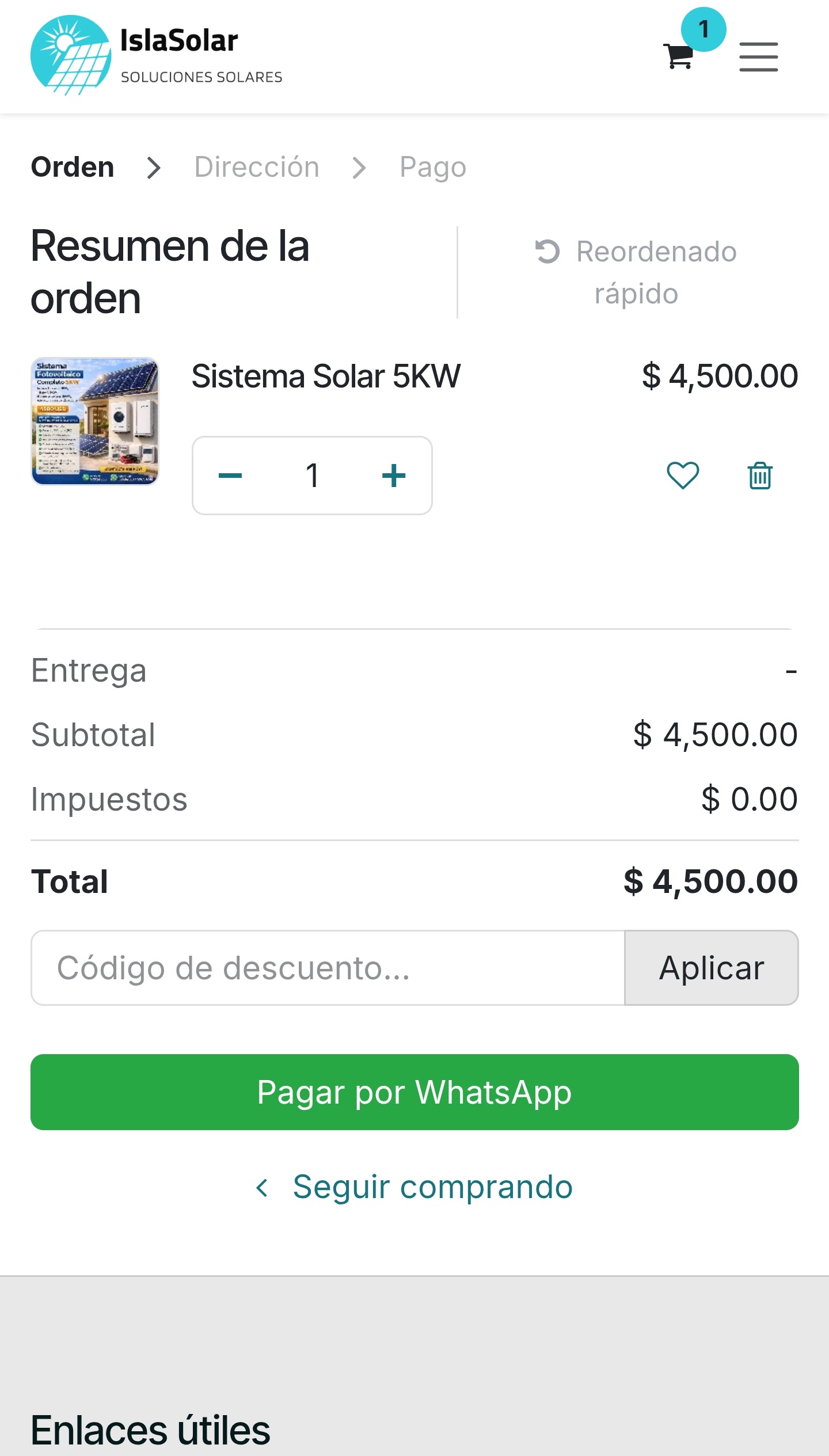 Odoo WhatsApp Express Checkout