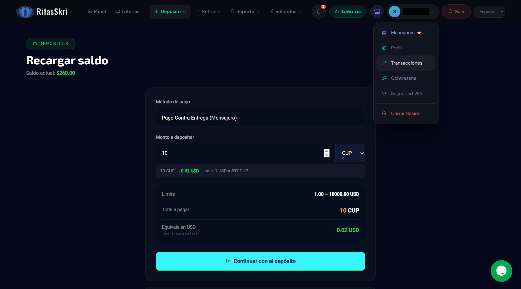 RifasSkri — Plataforma de Rifas Online